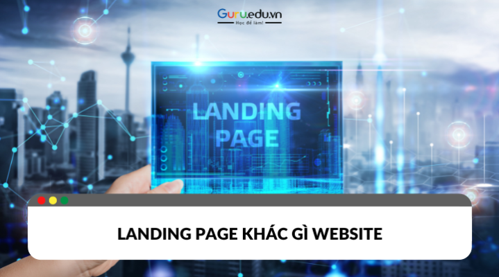 So sánh landing page khác gì website