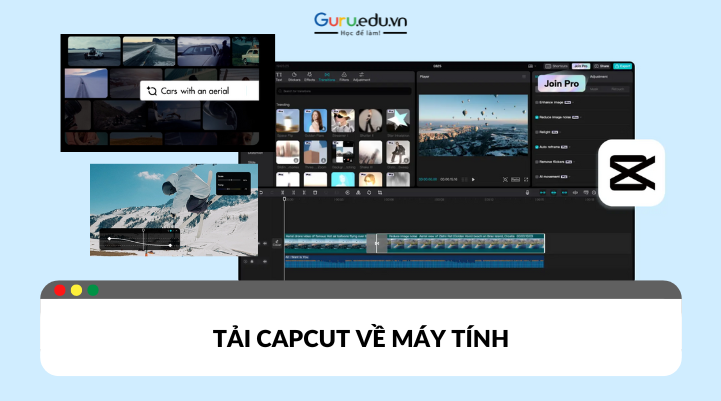 Cách tải Capcut về máy tính đơn giản de4ẽ thực hiện