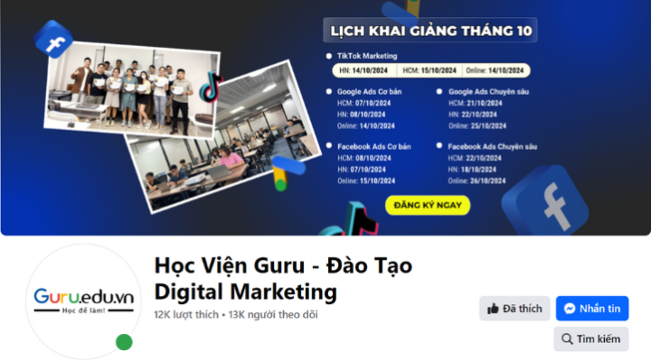 Giờ đăng bài trên Fanpage