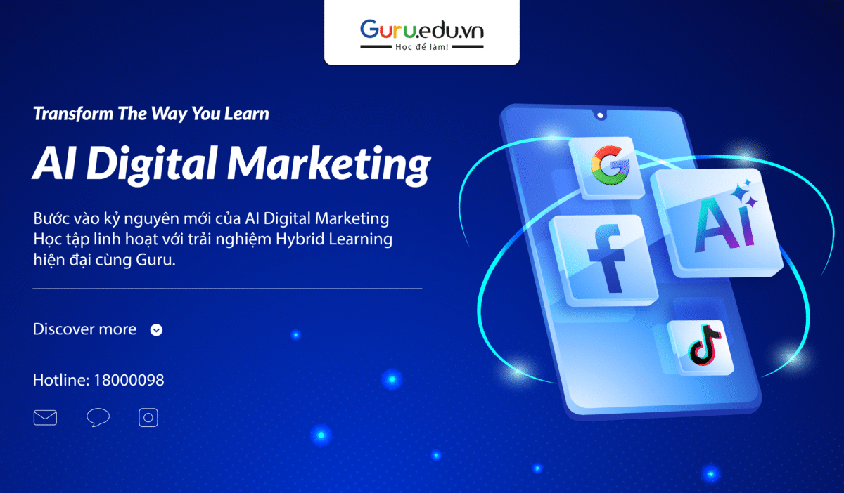 Hybrid learning - AI digital marketing